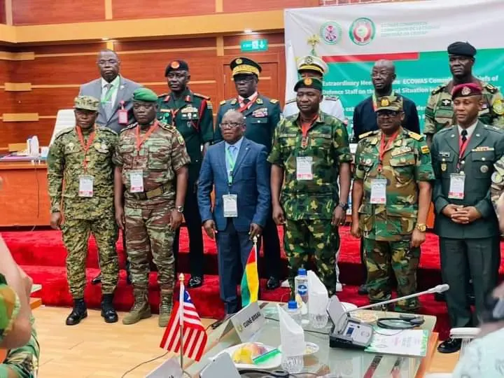 ECOWAS Military Chiefs seek diplomatic solutions to Niger situation