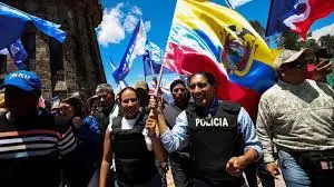 Ecuador people protest