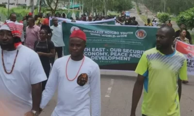 Enugu youths - Igbo youths march the streets, as businesses pick up in Enugu