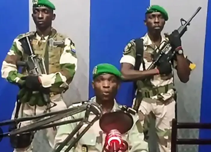 Gabon soldiers