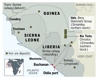 Guinea, Sierra Leone and Liberia