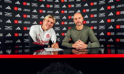 Hojlund and Erik ten Hag