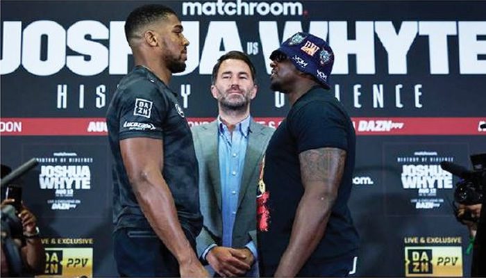 Anthony Joshua and Dilian Whyte