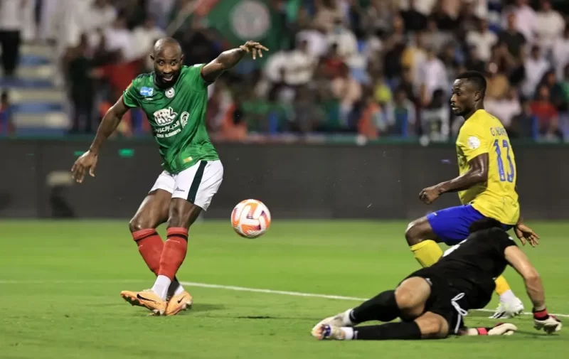 Moussa Dembele of Al-Ettifaq and Al Nassr