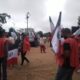 NLC - Some members assembling ahead of the Protest
