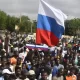 Niger Republic Coup - Russian flag