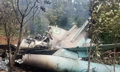 Crashed NAF jet in Niger Republic