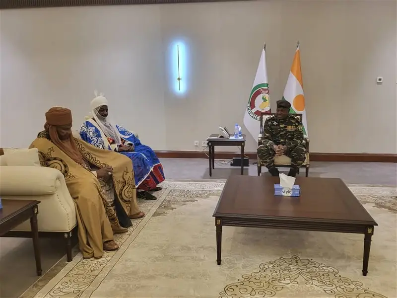 Emir Sanusi Lamido in Niger Republic