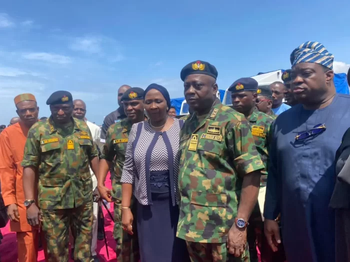 The Chief of Naval staff, Emmanuel Ogalla