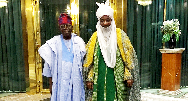 Tinubu and Emir Sanusi