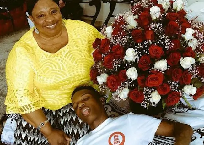 Wizkid and mother
