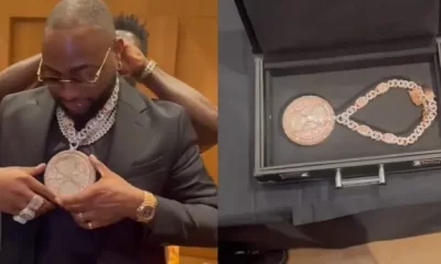 Davido and his Diamond chain