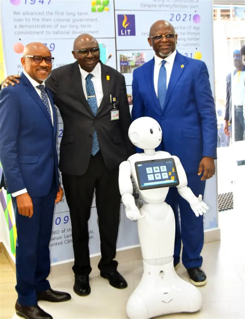 First Bank of Nigeria robot service system