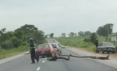 Road block
