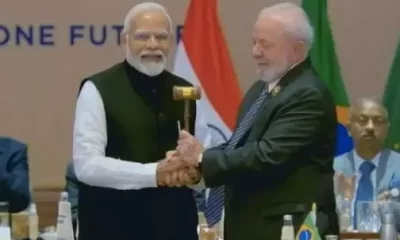 India hands over presidency to Brazil