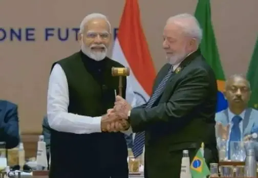 India hands over presidency to Brazil