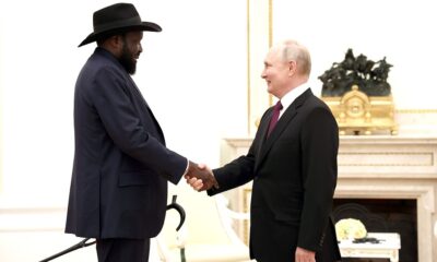Salvatore Kiir. Vladimir Putin.