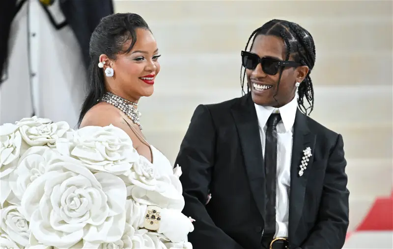 Asap Rocky and Rihanna