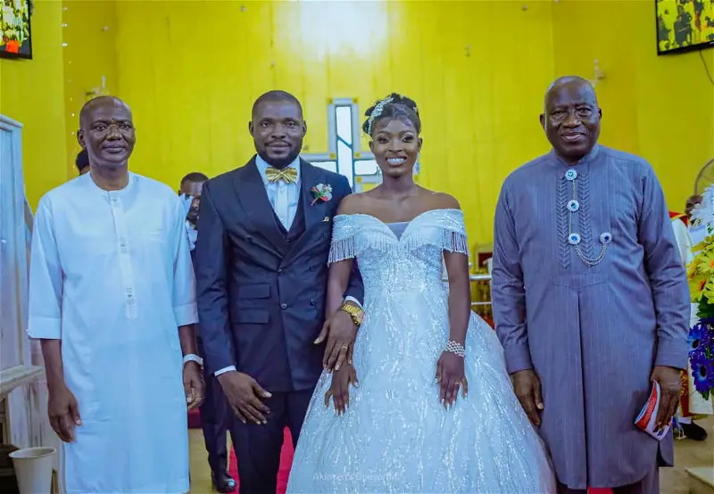 Goodluck Jonathan's son weds
