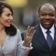 Ali Bongo and wife