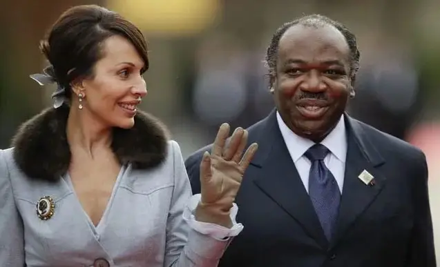 Ali Bongo and wife