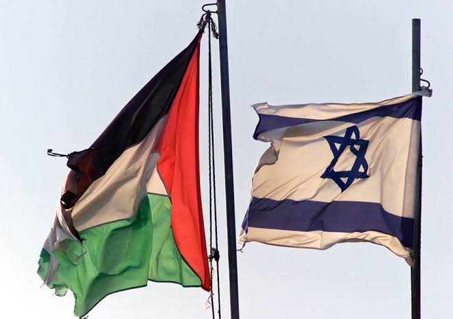 Israel and Palestine flag