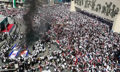 Iraqis protesting Israel