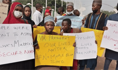 Protesting northern youths