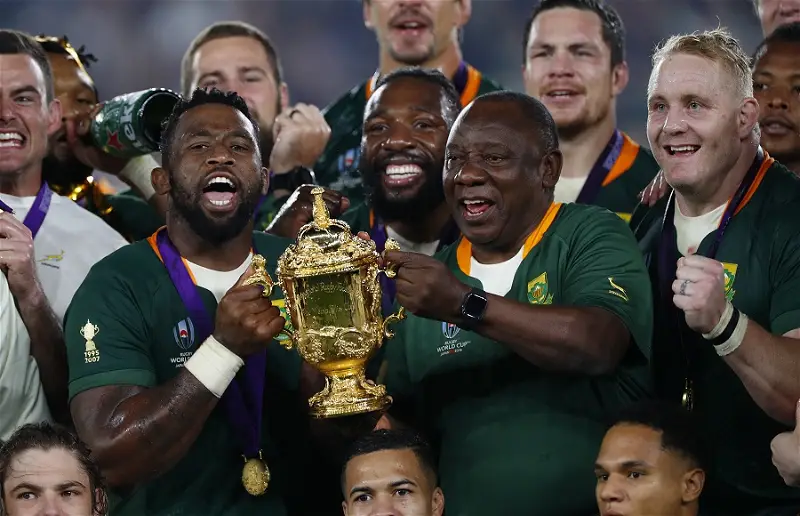 South Africa Rugby - Ramaphosa
