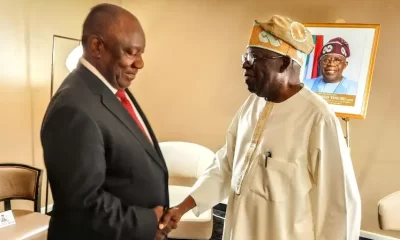 Cyril Ramaphosa and Tinubu