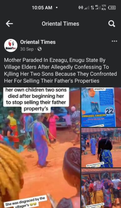 Witchcraft in Enugu
