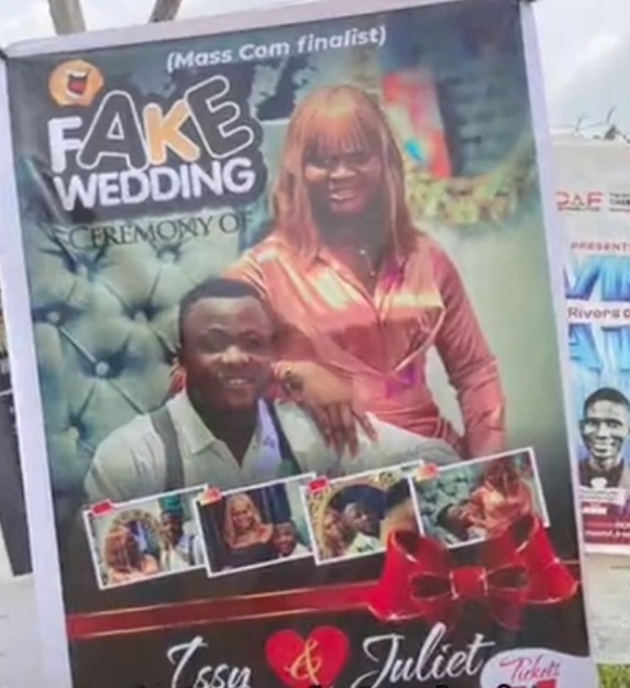 Fake wedding