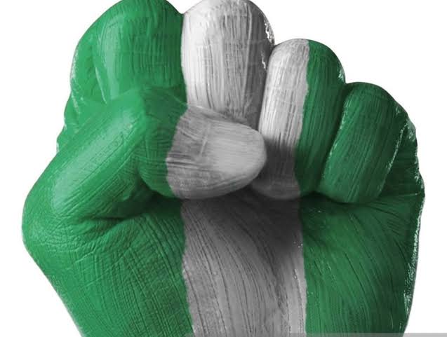 Nigeria flag - enough is enough