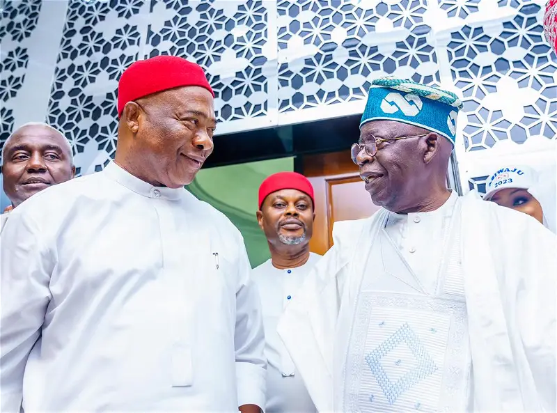 Hope Uzodimma and Tinubu