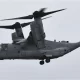 US Osprey jet