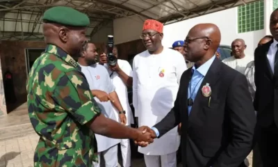 COAS Lagbaja and Governor Alia of Benue State