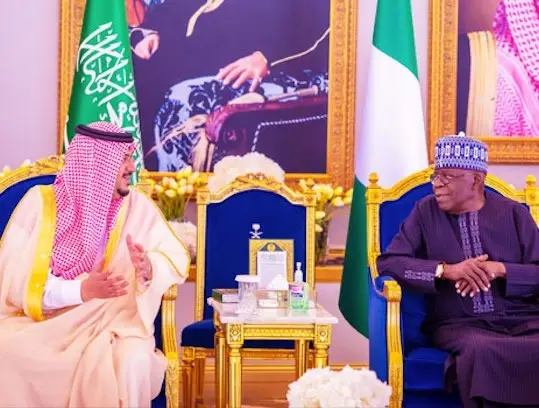 Tinubu and Saudi Arabia