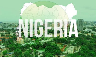 Nigeria map and flap