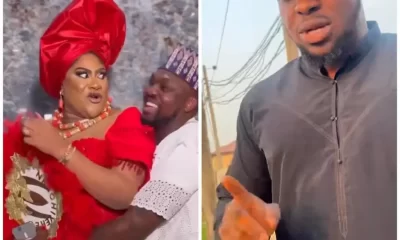 comedian Egungun and Nkechi Blessing