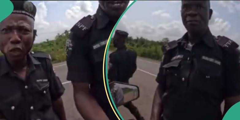 Police try to extort Dutch rider
