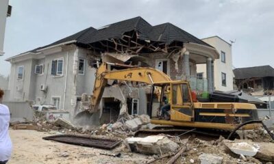 Ongoing demolition in Lagos