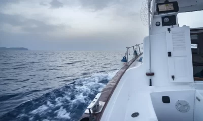 Fisherman boat in New Zealand