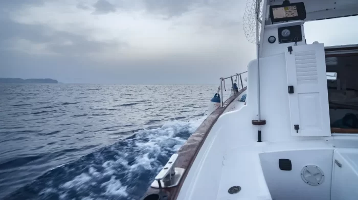 Fisherman boat in New Zealand