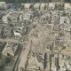 Bomb explosion aerial view in Ibadan
