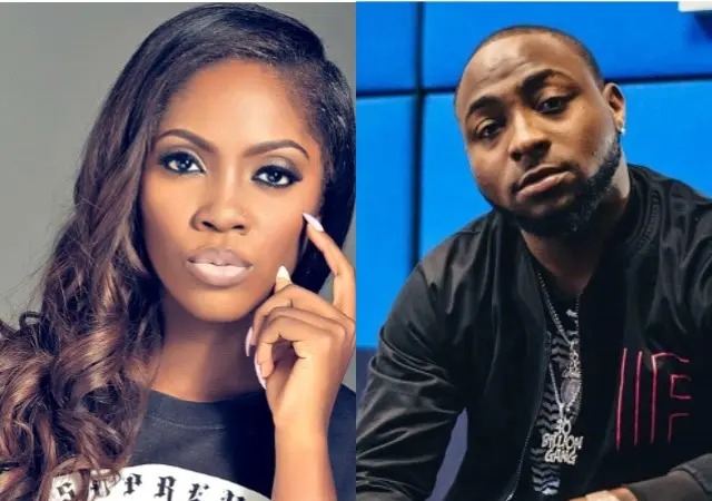 Tiwa Savage and Davido