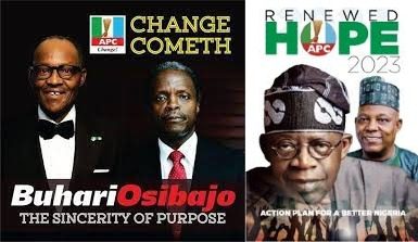 Buhari, Osinbajo and Tinubu