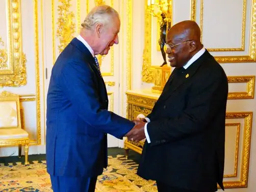 King Charles III and Nana Akufo-Addo