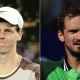 Jannik Sinner and Medvedev