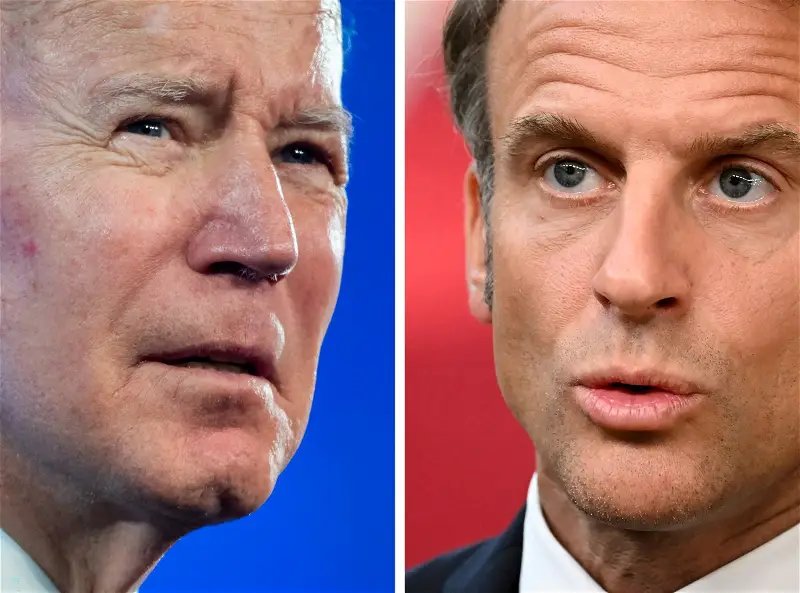 Biden and Macron