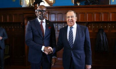 Malian Foreign Minister Abdoulaye Diop ang Sergey Lavrov, Feb 28, 2024
